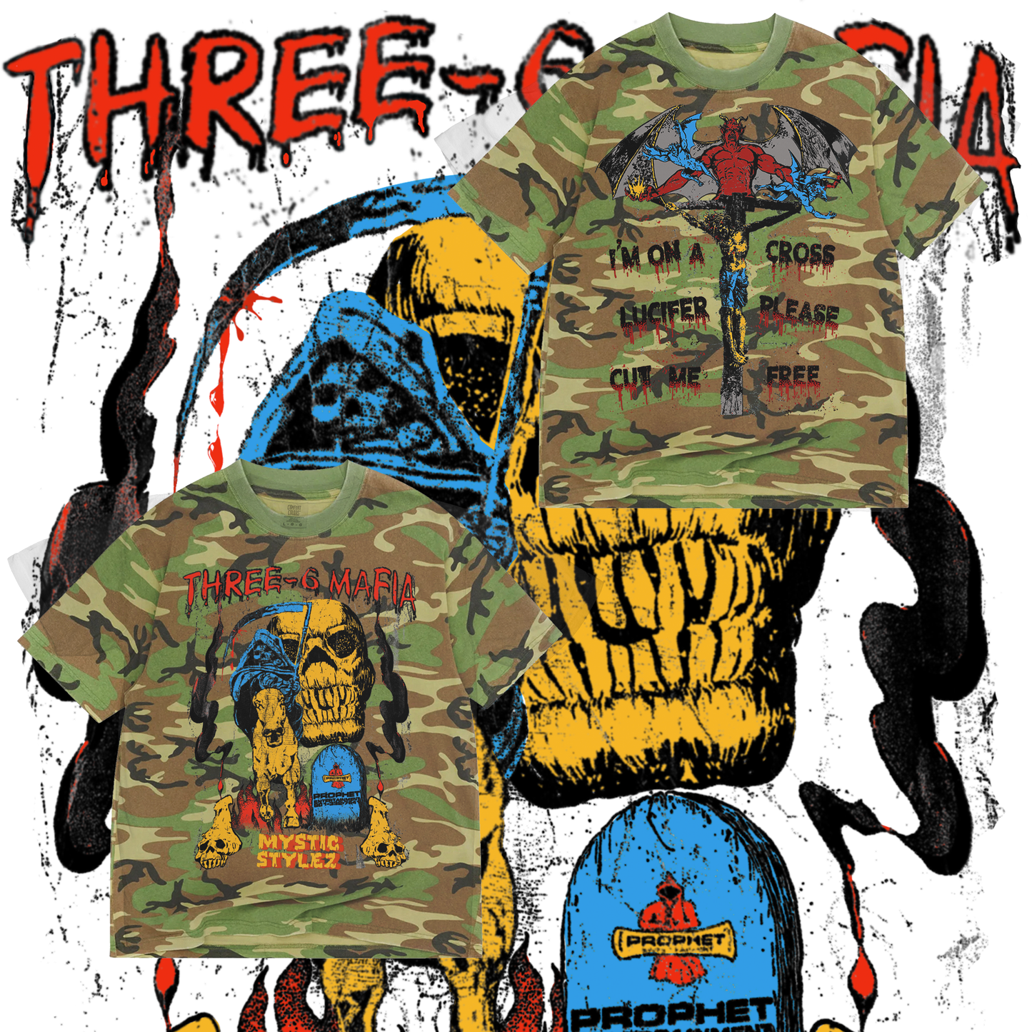 THREE 6 (SHIRTS)