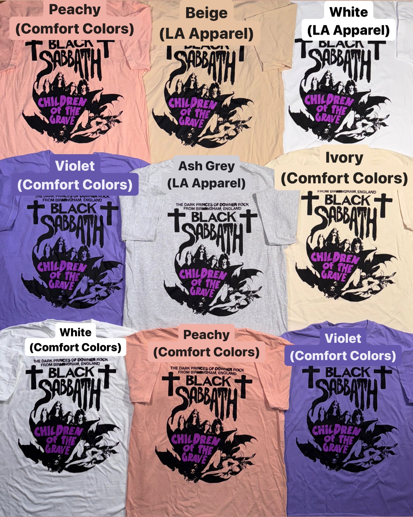 BLACK SABBATH (SHIRTS)