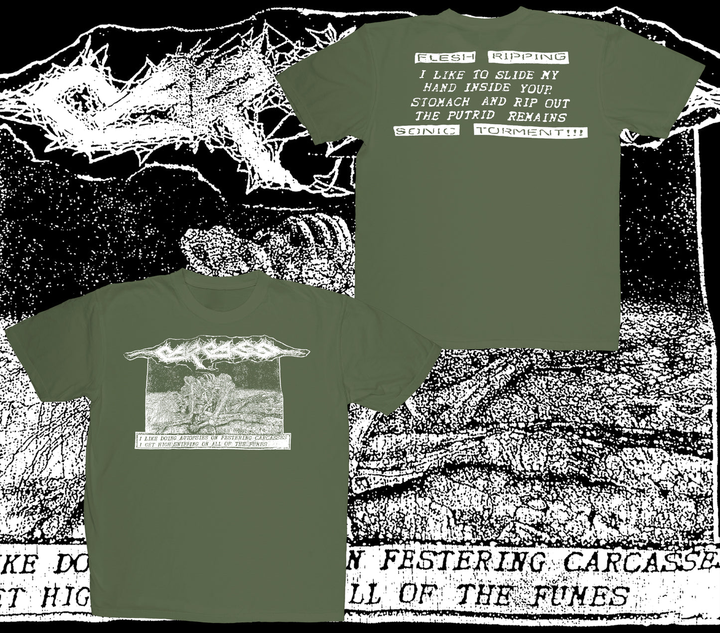 CARCASS - SONIC (SHIRTS)
