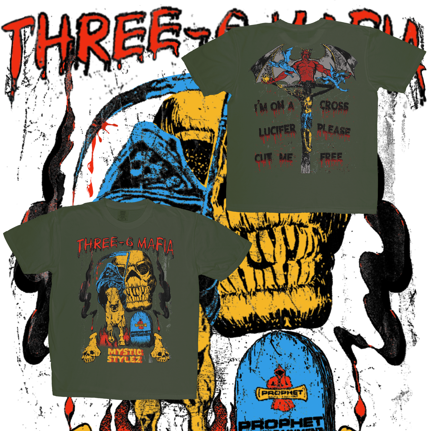 THREE 6 (SHIRTS)