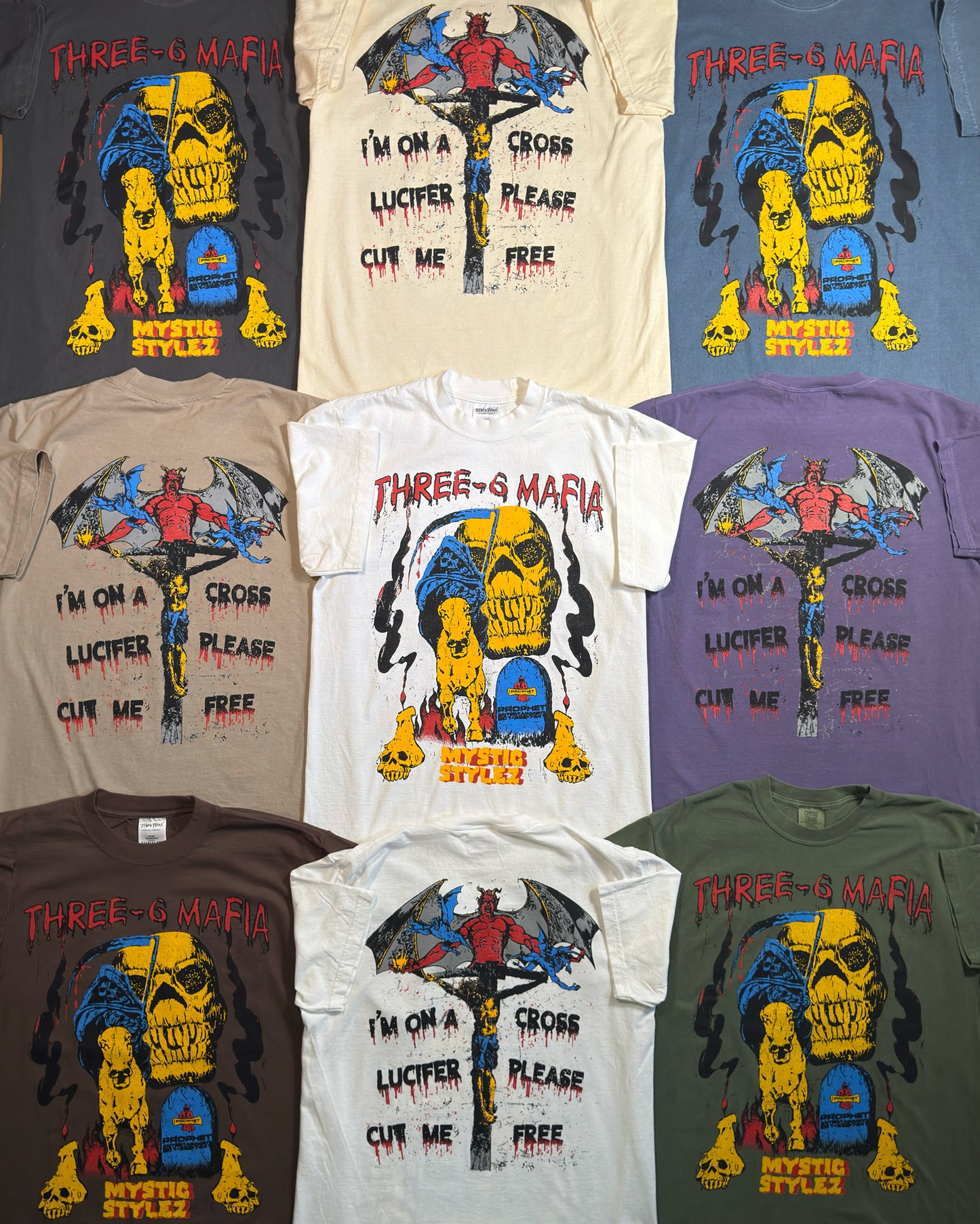 THREE 6 (SHIRTS)