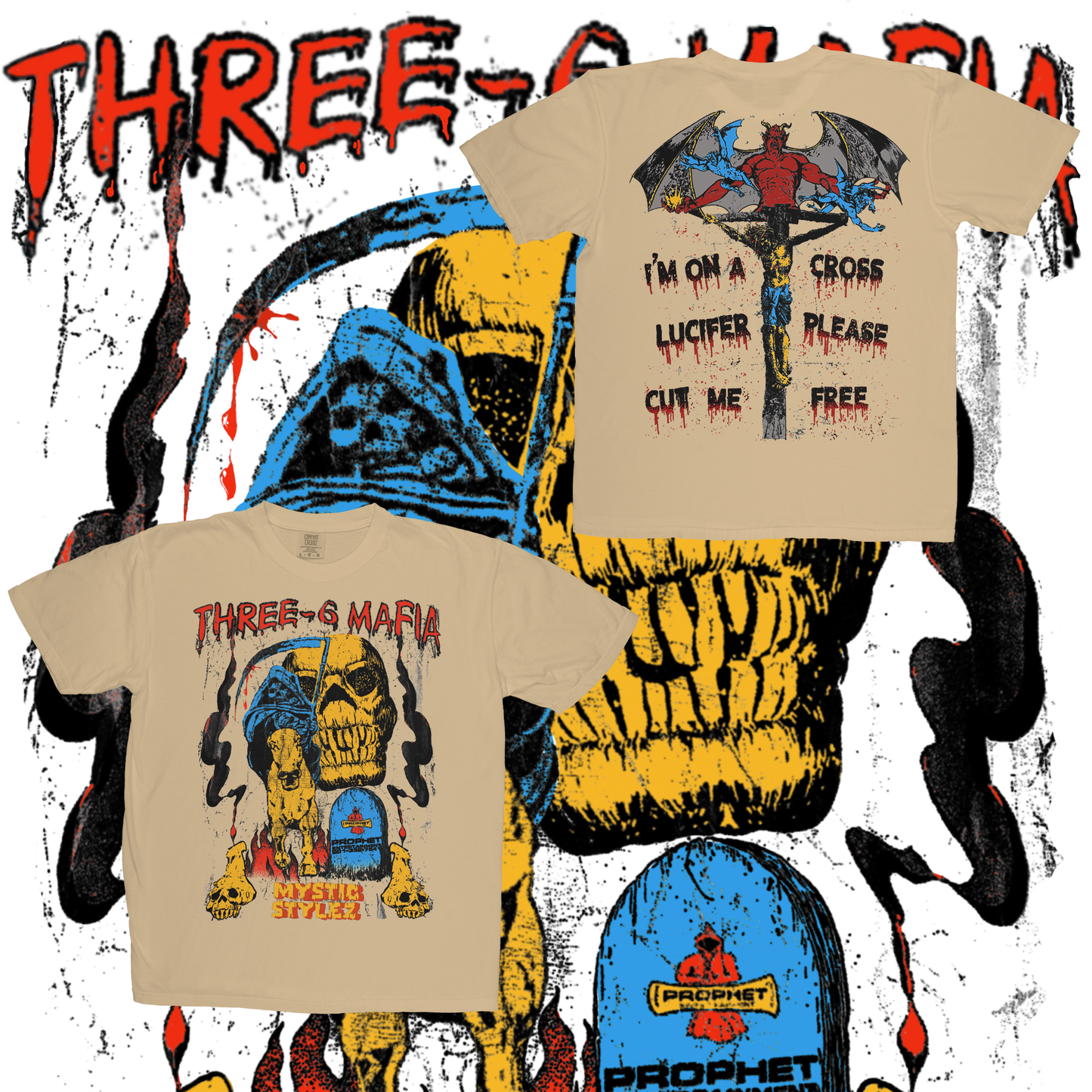 THREE 6 (SHIRTS)