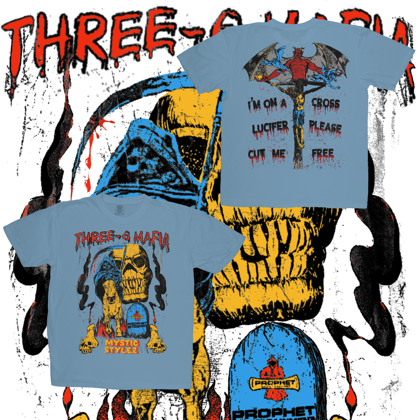 THREE 6 (SHIRTS)